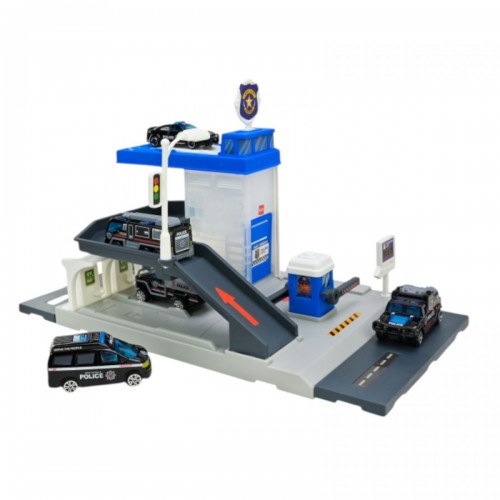 Ігровий набір ПОЛІЦІЙСЬКА ДІЛЬНИЦЯ,короб. 36*24*6,5см (Автопром)
