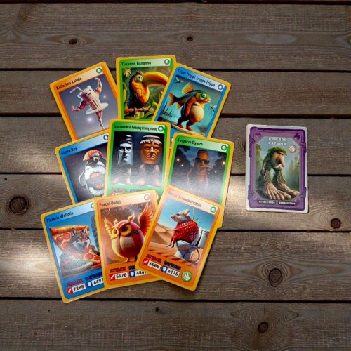 Ігрові картки "talian Brainrot" (мікс видів) (MiC)