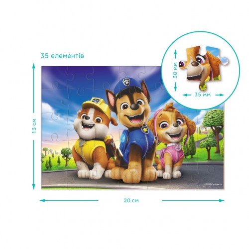 Пазл-міні «Посміхаємось разом», 35 елементів (Dodo)