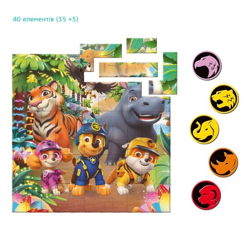 Магнитный пазл на 40 элементов «Джунгли» (Dodo)