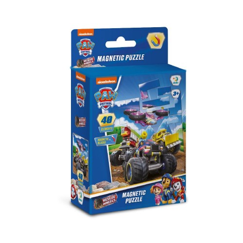 Магнітний пазл на 40 елементів «Колеса» (Dodo)