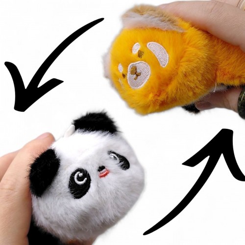 Мягкая игрушка-брелок перевертыш "Панда" 14 см (MiC)