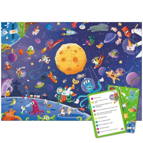 Пазл. Шукай та знаходь «Шалений космос» (Dodo)