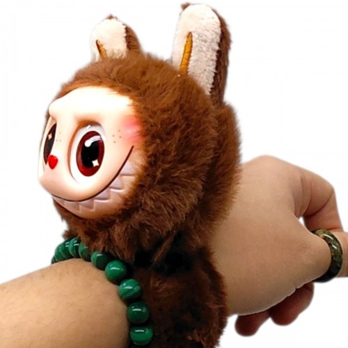 СЛЕП-БРАСЛЕТ LABUBU 9СМ (БУЗКОВИЙ) (MiC)