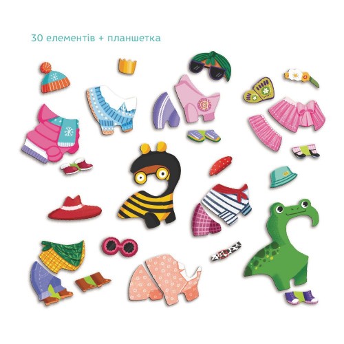 Магнитная игра «Одевалка: Забавные псы» (Dodo)