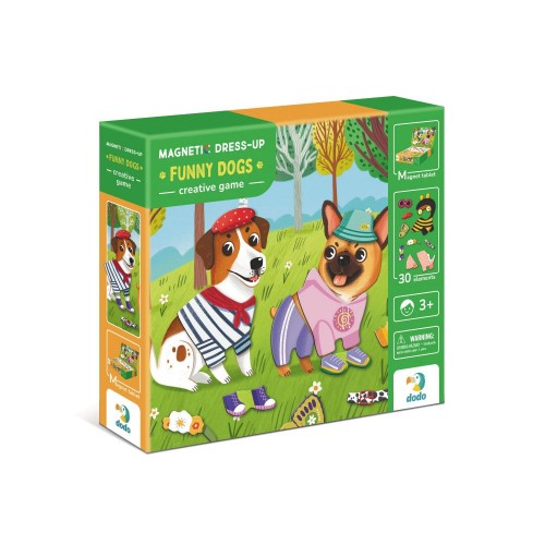 Магнитная игра «Одевалка: Забавные псы» (Dodo)