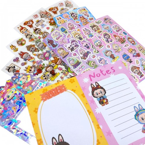 Наклейки декоративные "Лабубу" (Malevaro)