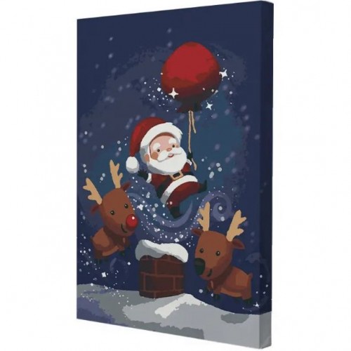 Картина по номерам "Новорічний секрет" 40х28 см (Riviera Blanca)