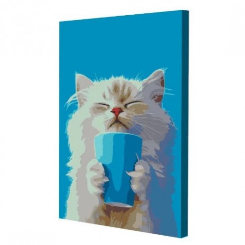 Картина по номерам "Кавуся" 40х28 см (Riviera Blanca)