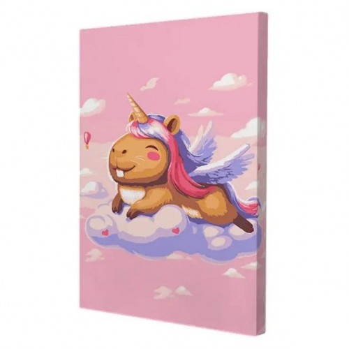 Картина по номерам "Капі" 40х28 см (Riviera Blanca)