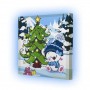 Картина по номерах зі світлодіодною підсвіткою "Під ялинкою" 25x25 см (Riviera Blanca)
