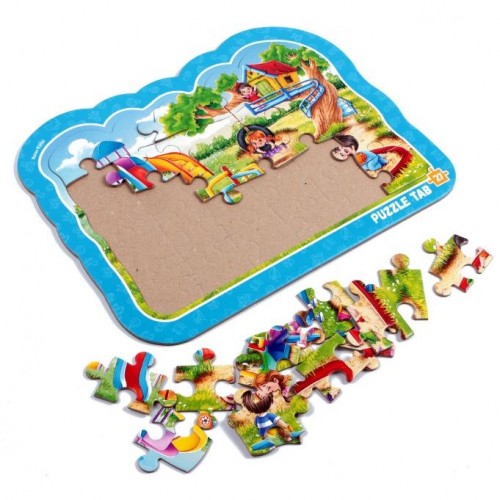 Игра развивающая (пазлы-вкладыши) "Детская площадка" (RoterKafer)