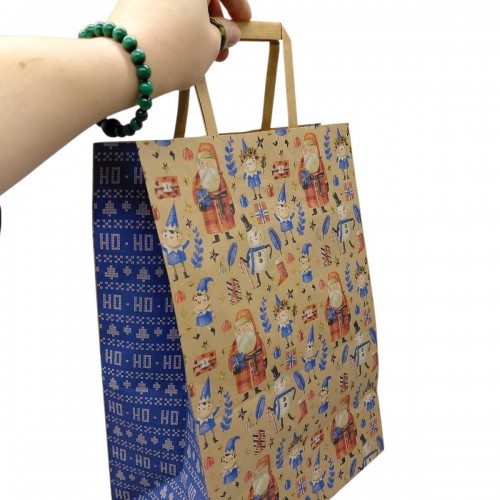 Пакет бумажный с ручками Крафт(25х15х34 см) (Bourgeois)