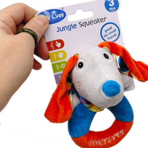 М`яка іграшка-брязкальце "TONY LVEE" (СОБАЧКА) (Tony Lvee)