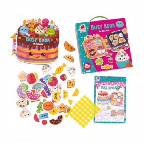 Игра развивающая с липучками. Бизи Бук. Сладости. (RoterKafer)