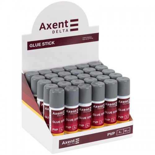 Клей-карандаш PVP, 8г Delta (Axent)
