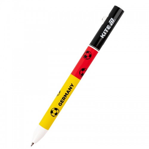 Ручка шариковая автоматическая Football nations, синяя (Kite)