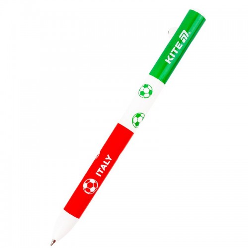 Ручка шариковая автоматическая Football nations, синяя (Kite)