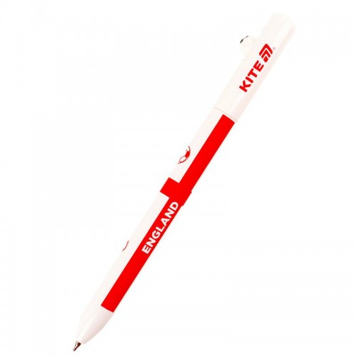 Ручка шариковая автоматическая Football nations, синяя (Kite)