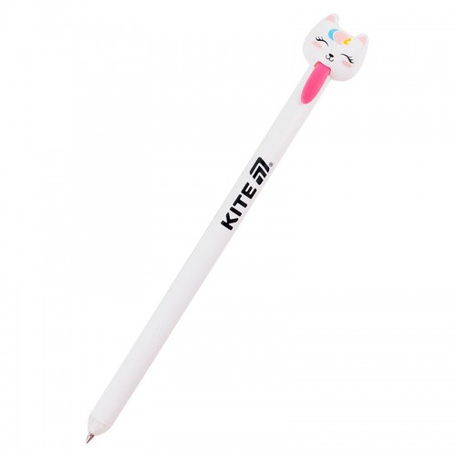 Ручка гелевая автоматическая «пиши-стирай» Cats, синяя (Kite)