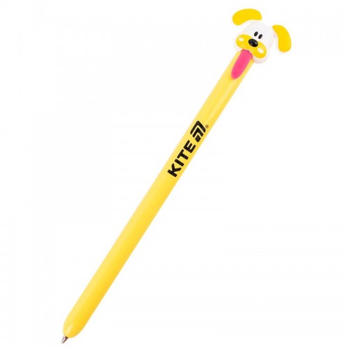 Ручка шариковая автоматическая Little puppy, синяя (Kite)