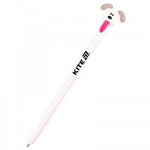 Ручка шариковая автоматическая Little puppy, синяя (Kite)