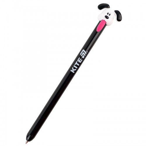 Ручка шариковая автоматическая Little puppy, синяя (Kite)