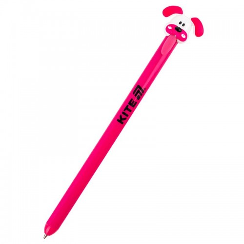 Ручка шариковая автоматическая Little puppy, синяя (Kite)