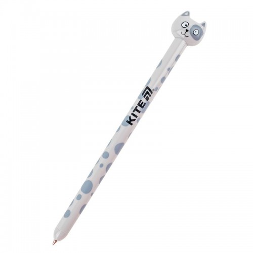 Ручка шариковая автоматическая Funny cat, синяя (Kite)