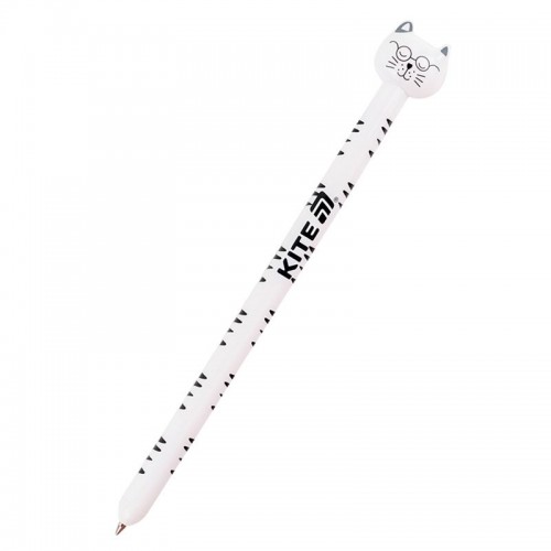 Ручка шариковая автоматическая Funny cat, синяя (Kite)