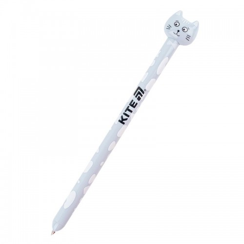 Ручка шариковая автоматическая Funny cat, синяя (Kite)