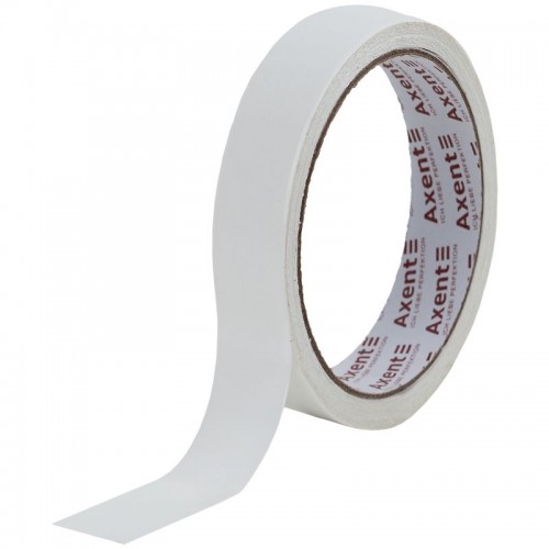 Стрічка клейка двостороння, 24мм*10м, 1 шт. інд.пак. (Axent)