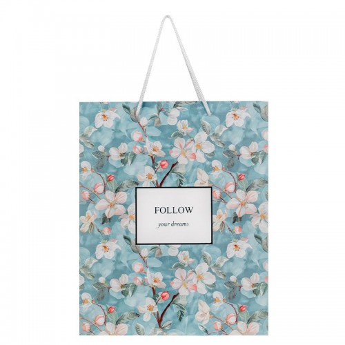 Пакет паперовий подарунковий, 26х32см, Gentle Blossom (Axent)