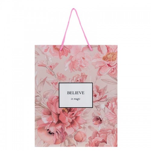 Пакет паперовий подарунковий, 26х32см, Peony Dreams (Axent)