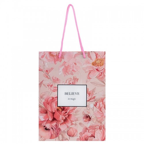 Пакет паперовий подарунковий, 18х24см, Peony Dreams (Axent)