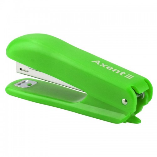 Степлер Standard пласт., №10/5, 15 л., салатовый (Axent)