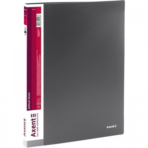 Дисплей-книга 20 файлів, сіра (Axent)