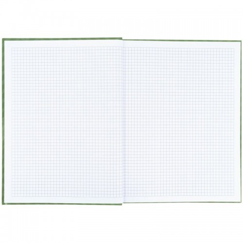 Книга записная 4- 203*273 мм, 96арк., кл., Pattern, зеленая (Axent)