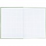 Книга записная 4- 203*273 мм, 96арк., кл., Pattern, зеленая (Axent)