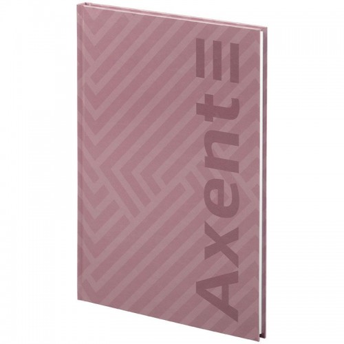 Книга записная А4, 96 л., кл., Lines, серая (Axent)