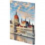 Книга записная A4- 203*273 мм, 96арк., кл., City, Budapest (Axent)