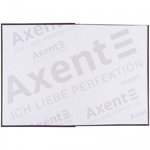 Книга записная A4- 203*273 мм, 96арк., кл., One color, бордовая (Axent)