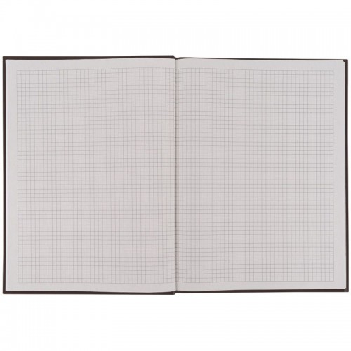 Книга записная A4- 203*273 мм, 96арк., кл., One color, бордовая (Axent)