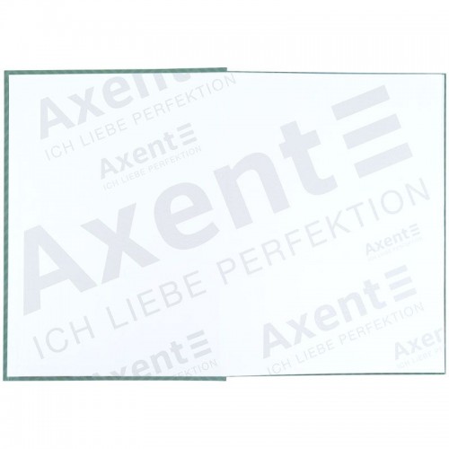 Книга записная 4- 203*273 мм, 96арк., кл., Pattern, бирюзовая (Axent)