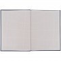Книга записная A4- 203*273 мм, 96арк., кл., One color, синяя (Axent)