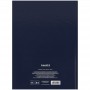 Книга записная A4- 203*273 мм, 96арк., кл., One color, синяя (Axent)