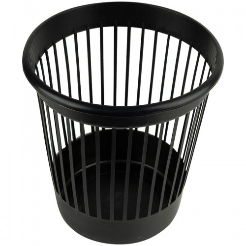 Корзина для паперу, 10л, чорна (Axent)