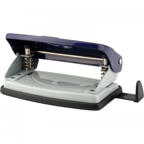 Дырокол Exakt-2 металлический, 10 листов, синий (Axent)