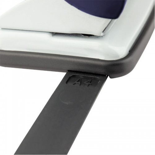 Дырокол Exakt-2 металлический, 10 листов, синий (Axent)