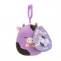 М'яка іграшка на кліпсі Squishmallows – Корівка Олексі (Squishmallows)